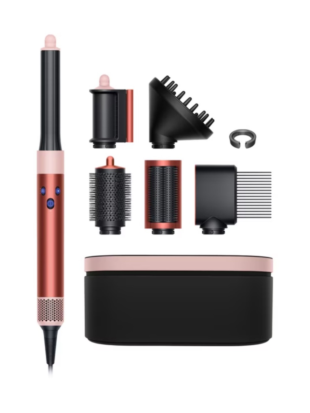 Like-new Dyson Multi-Attachment Hair Styler in Rose Gold and Blush Pink